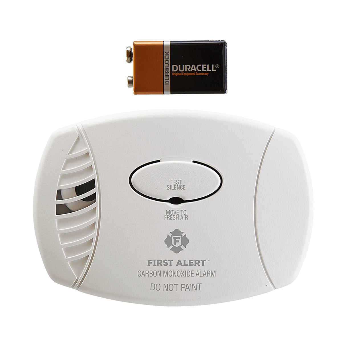 Carbon Monoxide front view with battery
