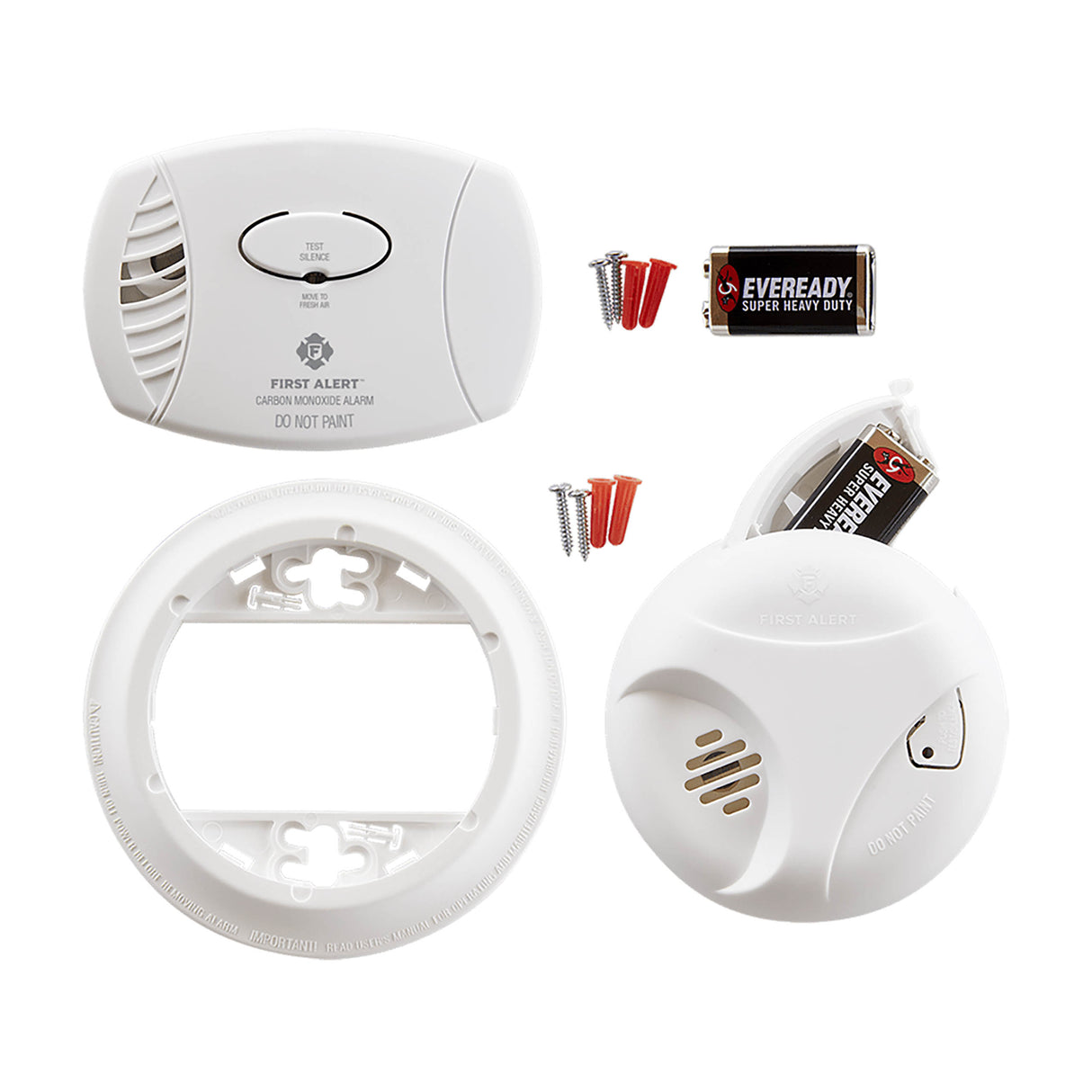 CO403 Smoke and Carbon Monoxide Detector Combo Pack - Complete pack