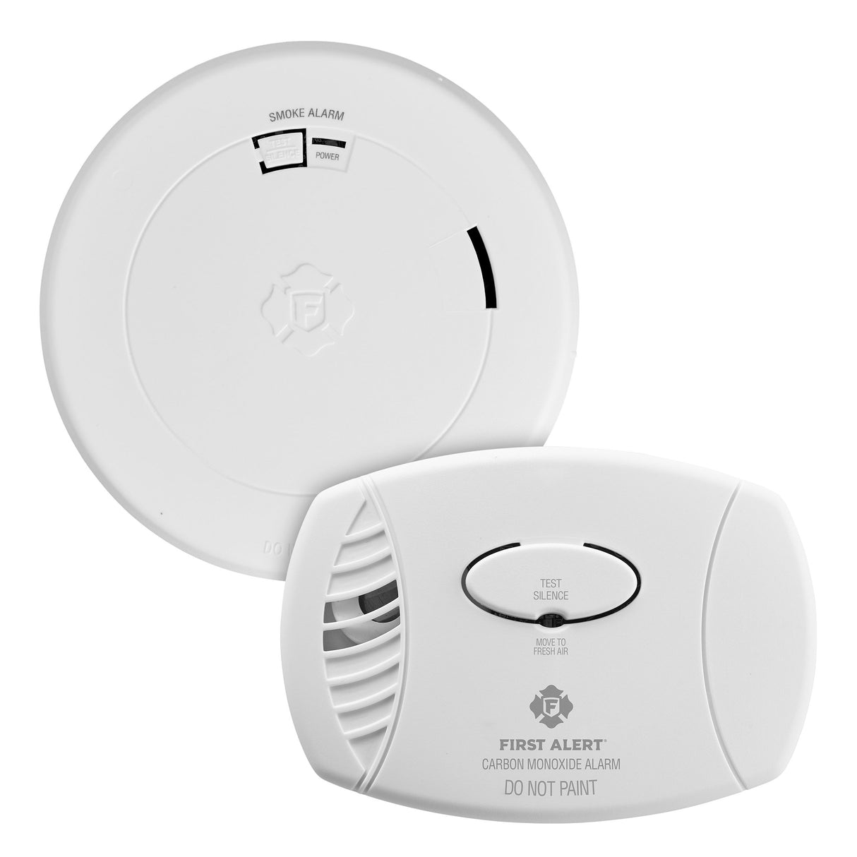 10-Year Battery Smoke Alarm and Plug-In CO Alarm Value Pack