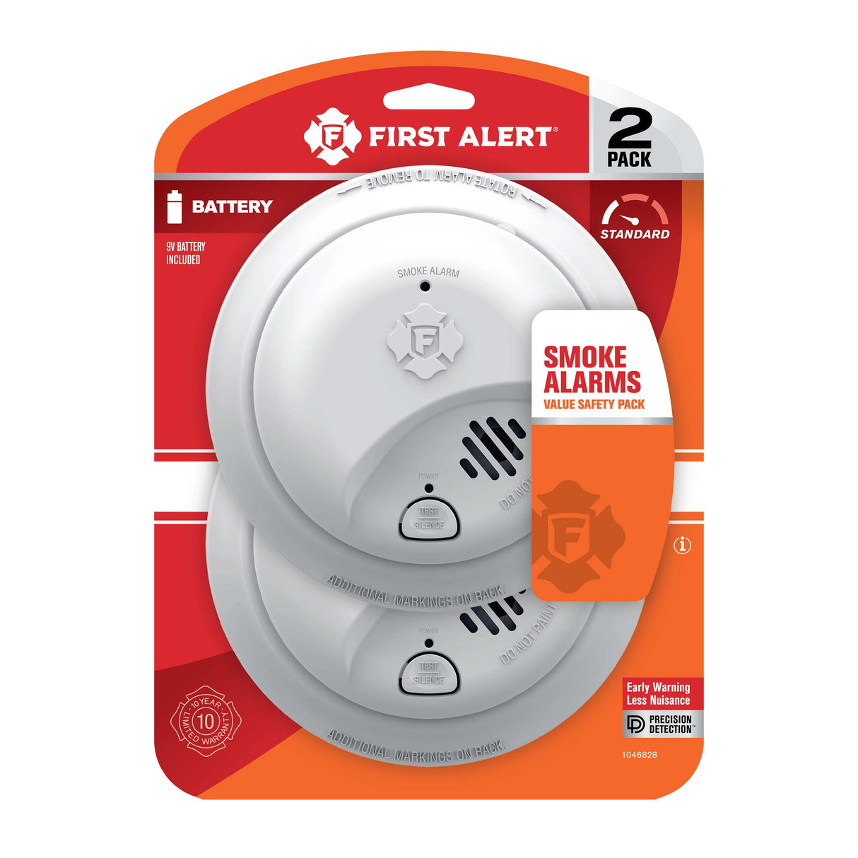Battery-Operated Smoke Alarm
