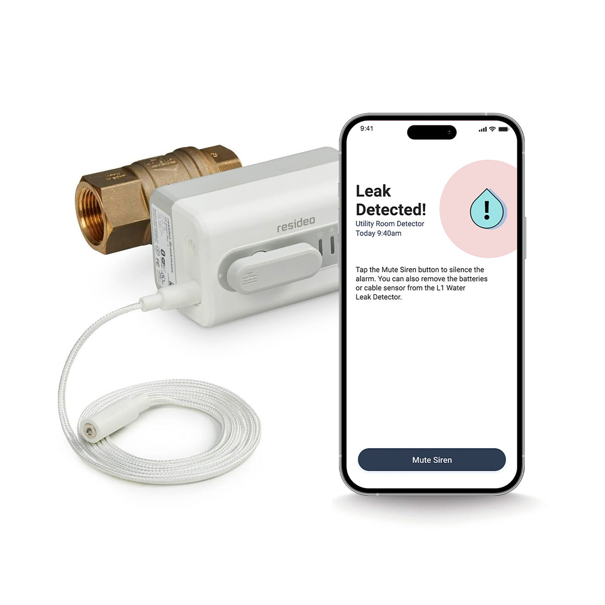 VWS02Y-1/2-L5 WiFi Actuator with 1/2 in NPT Ball Valve