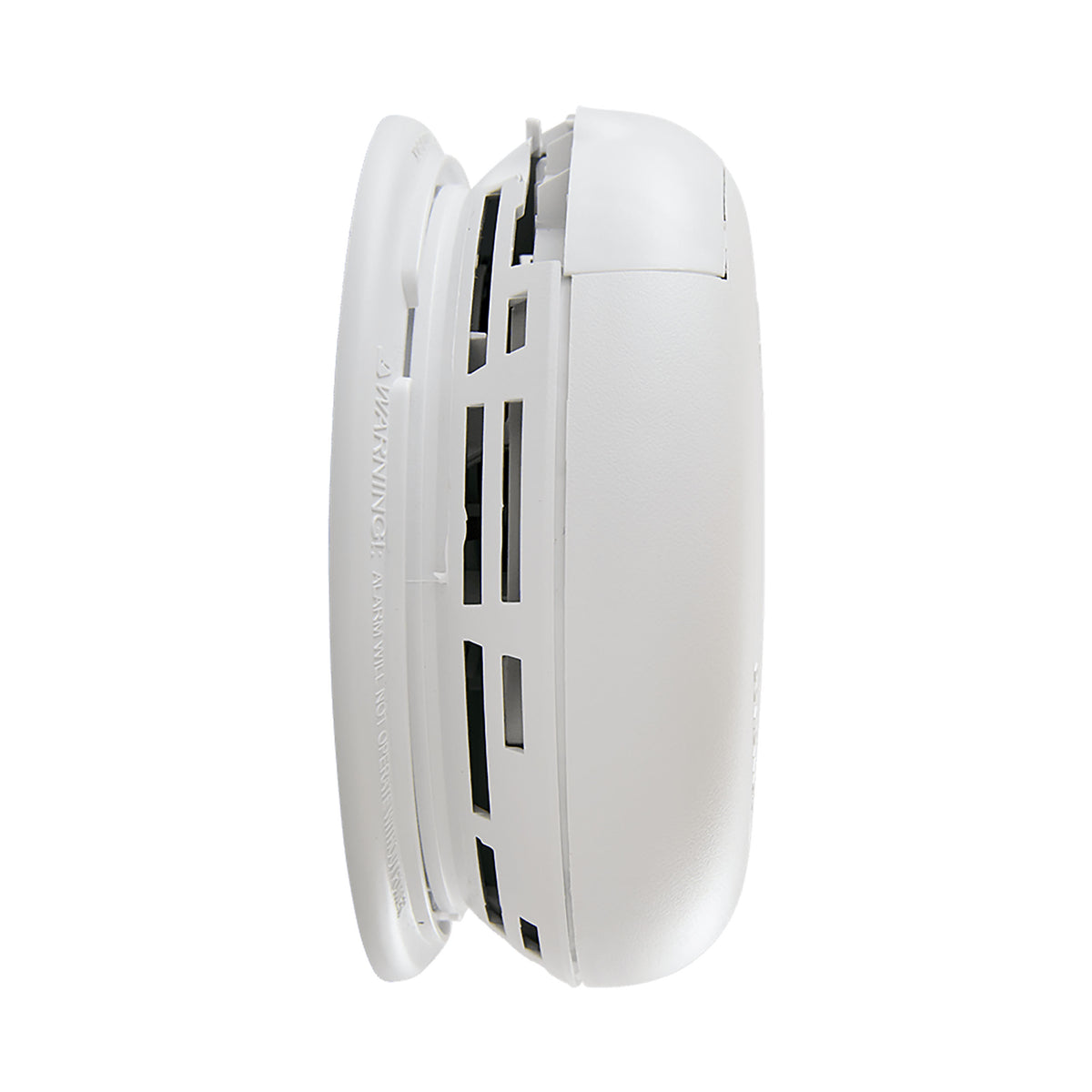 7010B Hardwired Photoelectric Smoke Alarm with Battery Backup - Side