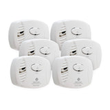 CO400B6CP 6pk - Angle - Carbon Monoxide Alarm - Battery Powered