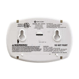 CO410 Battery Operated Carbon Monoxide Alarm with Backlit Digital Display - Back