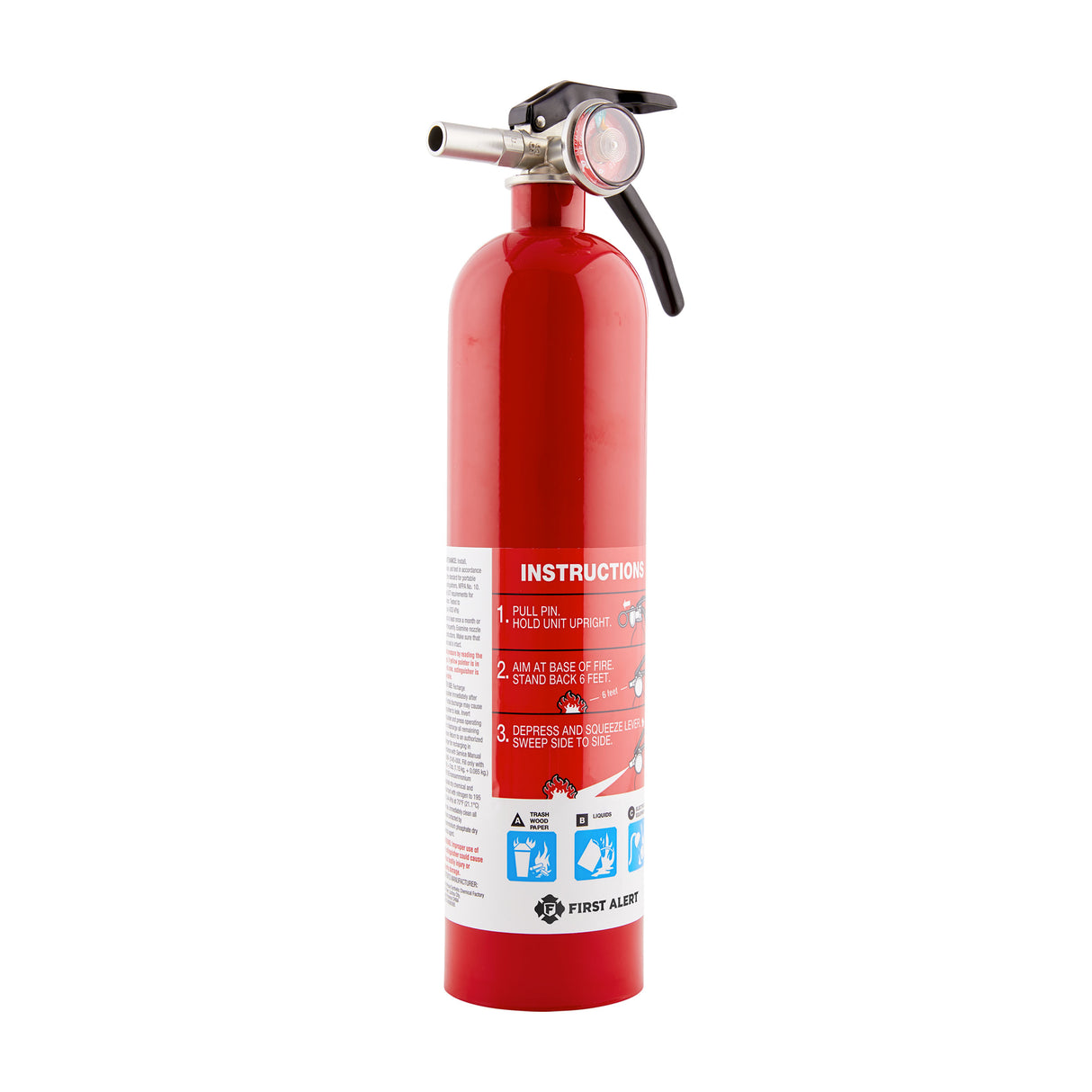 Angle - Rechargeable Home Fire Extinguisher (Red)
