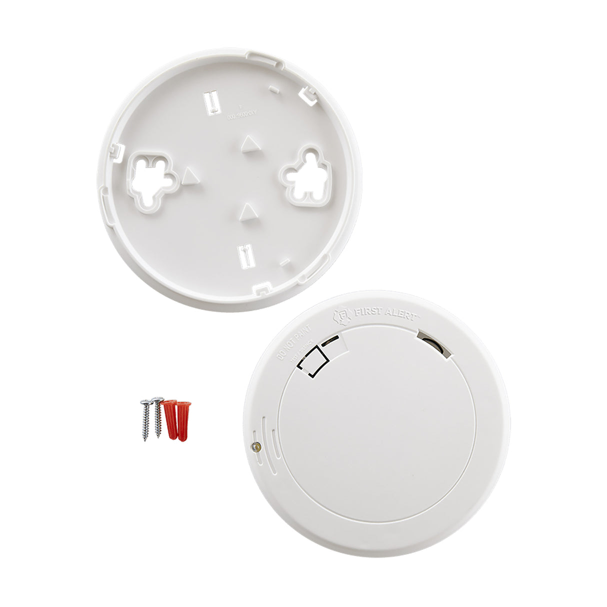 P1210E 10-Year Battery Photoelectric Smoke Alarm, Slim Profile - Complete pack