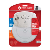 10-Year Battery Smoke Alarm and Battery-Operated CO Alarm Value Pack