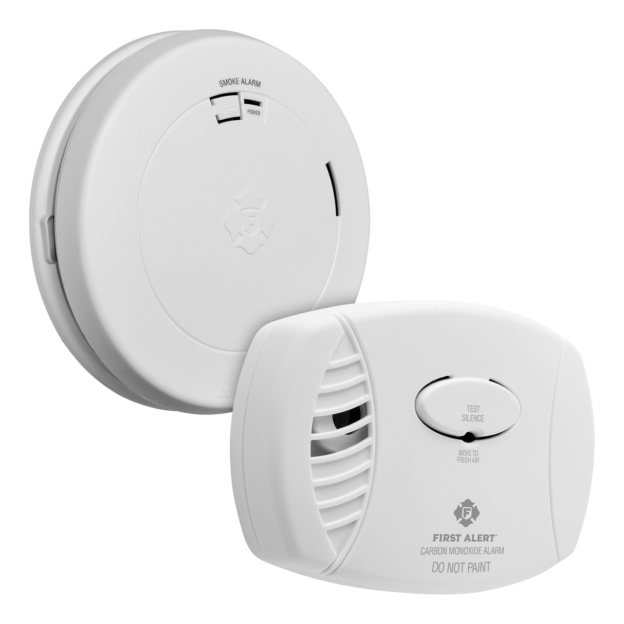 10-Year Battery Smoke Alarm and Battery-Operated CO Alarm Value Pack