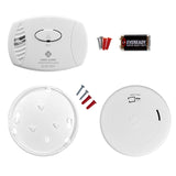 10-Year Battery Smoke Alarm and Battery-Operated CO Alarm Value Pack