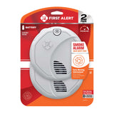 Interconnect Battery-Operated Smoke Alarm with Voice Alerts