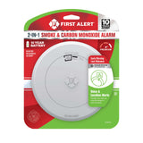 10-Year Battery 2-in-1 Smoke and CO Alarm with Voice Alerts