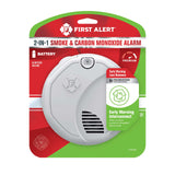 Interconnect Battery-Operated Smoke and CO Alarm with Voice