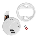 Interconnect Battery-Operated Smoke and CO Alarm with Voice