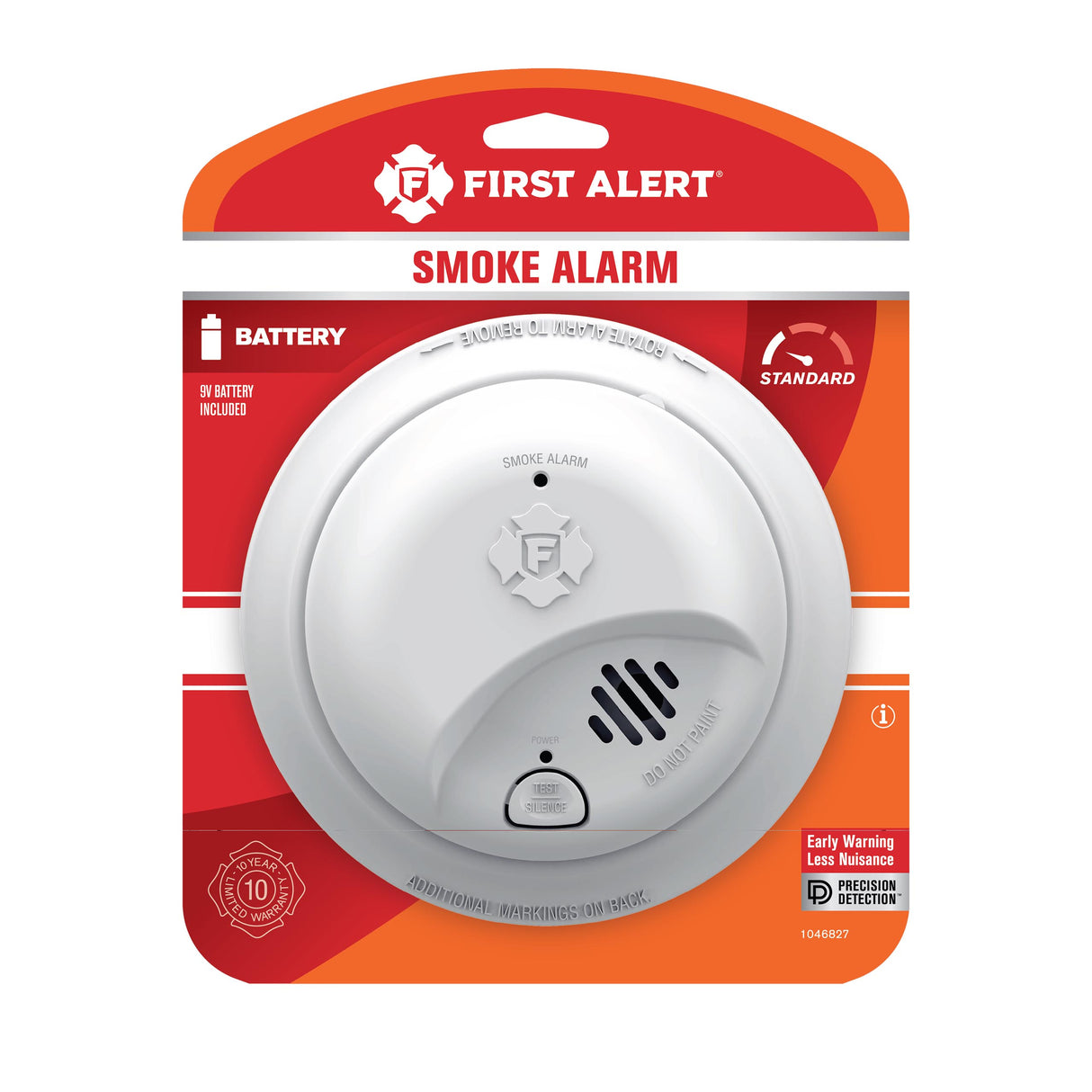 Battery-Operated Smoke Alarm