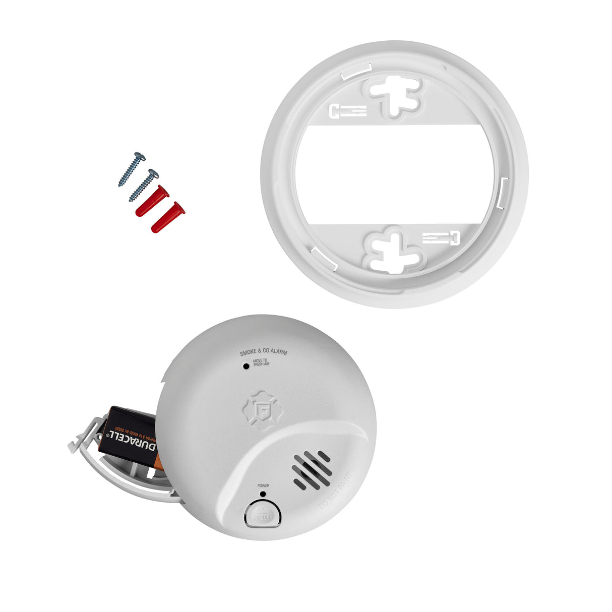 Battery-Operated 2-in-1 Smoke and Carbon Monoxide Alarm