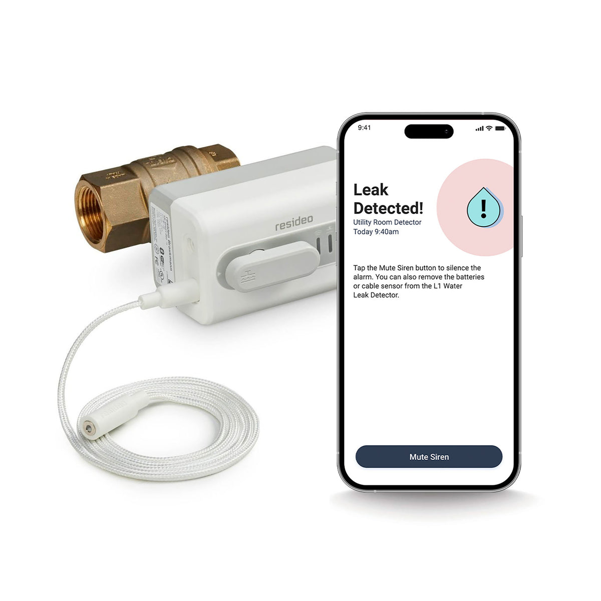 VWS02Y-1/2-L5 WiFi Actuator with 1/2 in NPT Ball Valve