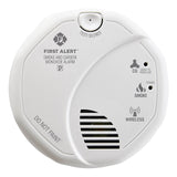 ZCOMBO Wireless Smoke and Carbon Monoxide Alarm Works with ZWAVE Ring - Front